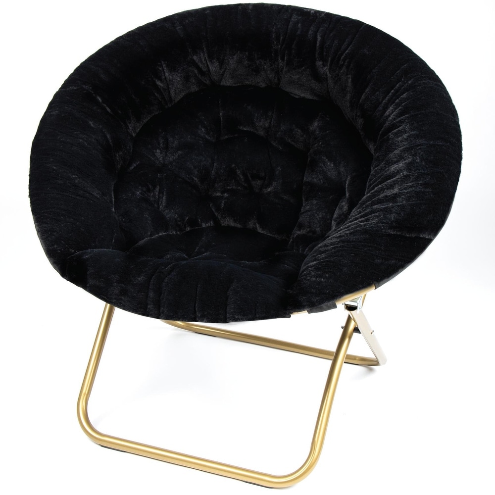 Milliard Cozy X large Faux Fur Saucer Chair