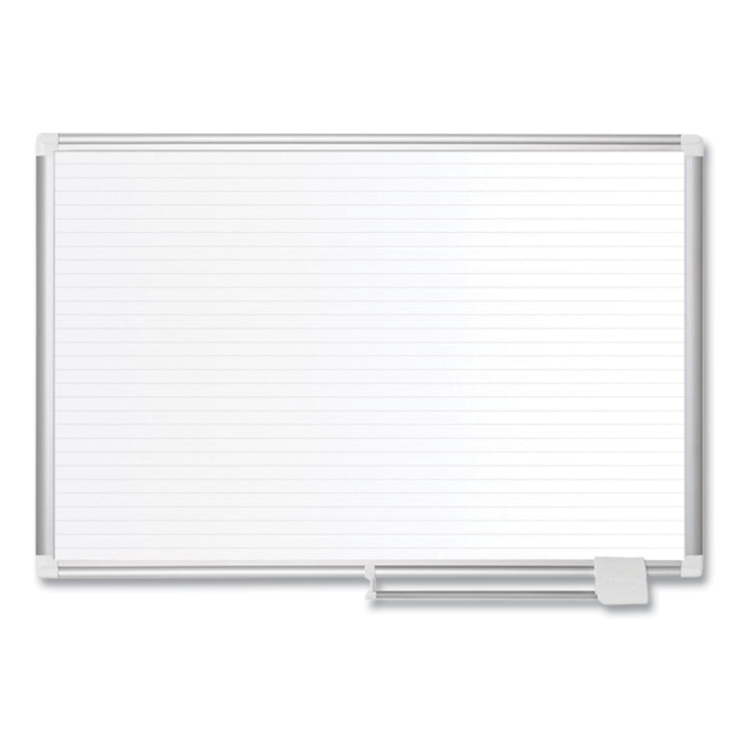 Ruled Magnetic Steel Dry Erase Planning Board by MasterVisionandreg; BVCMA0594830