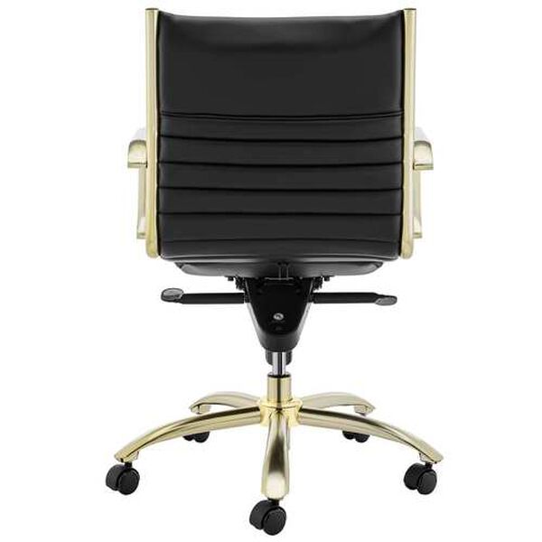 Dirk Black Low Back Office Chair