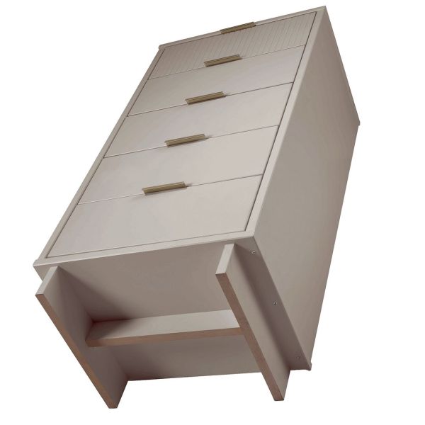 Granville Tall 23.62 Narrow Dresser in Light Grey