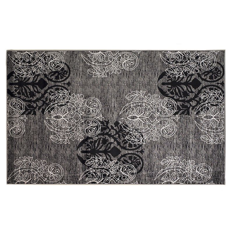 Linon Milan Scroll Rug