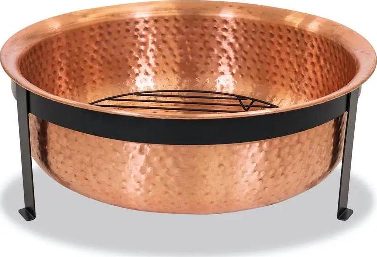 Better Homes and Gardens Wood Burning Copper Fire Pit 30inch diameter and 22inch Height  Crowdfused