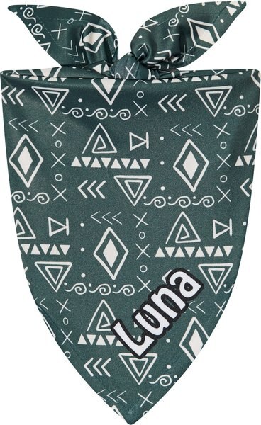 Frisco Boho Geo Personalized Dog and Cat Bandana