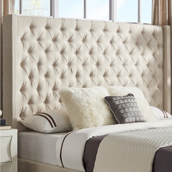 Naples Button-tufted Wingback Headboard only by iNSPIRE Q Artisan - - 19511535