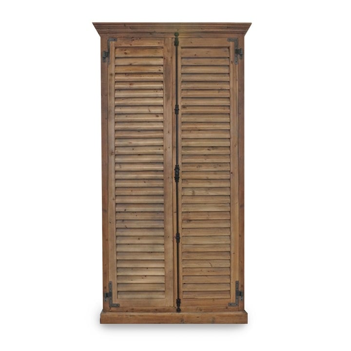 Carolina Shutter 5 Shelf Wardrobe