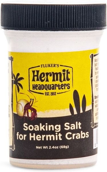 Fluker's Soaking Salt Hermit Crab Conditioner， 2.4-oz bottle