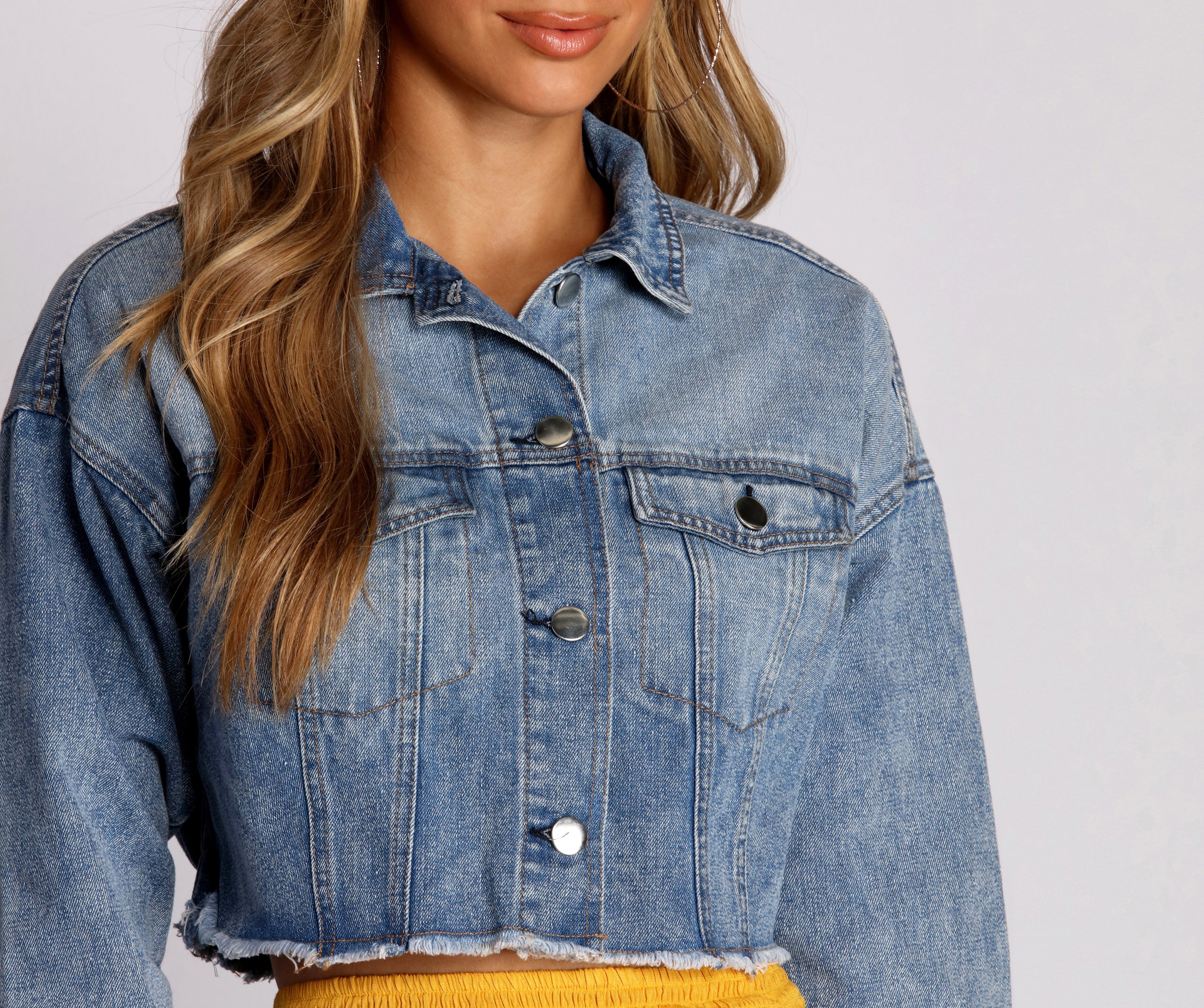 Cropped Denim Dreams Jacket