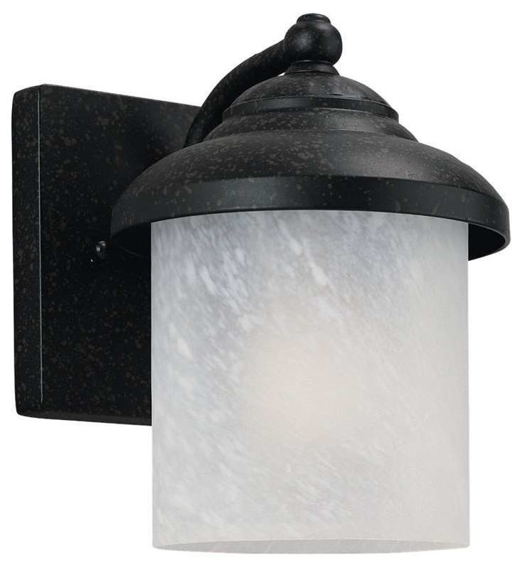 Sea Gull Lighting 84048 185 Yorktowne   One Light Wall Lantern   Traditional   Outdoor Wall Lights And Sconces   by Buildcom  Houzz