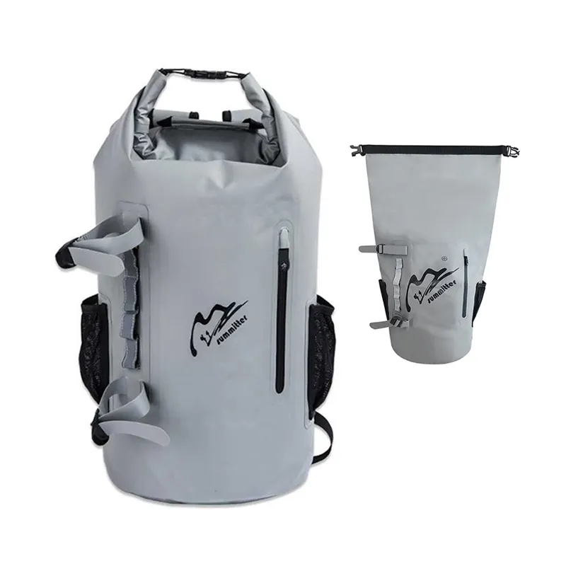 Outdoor Hiking custom boating camping backpack roll top dry waterproof bag
