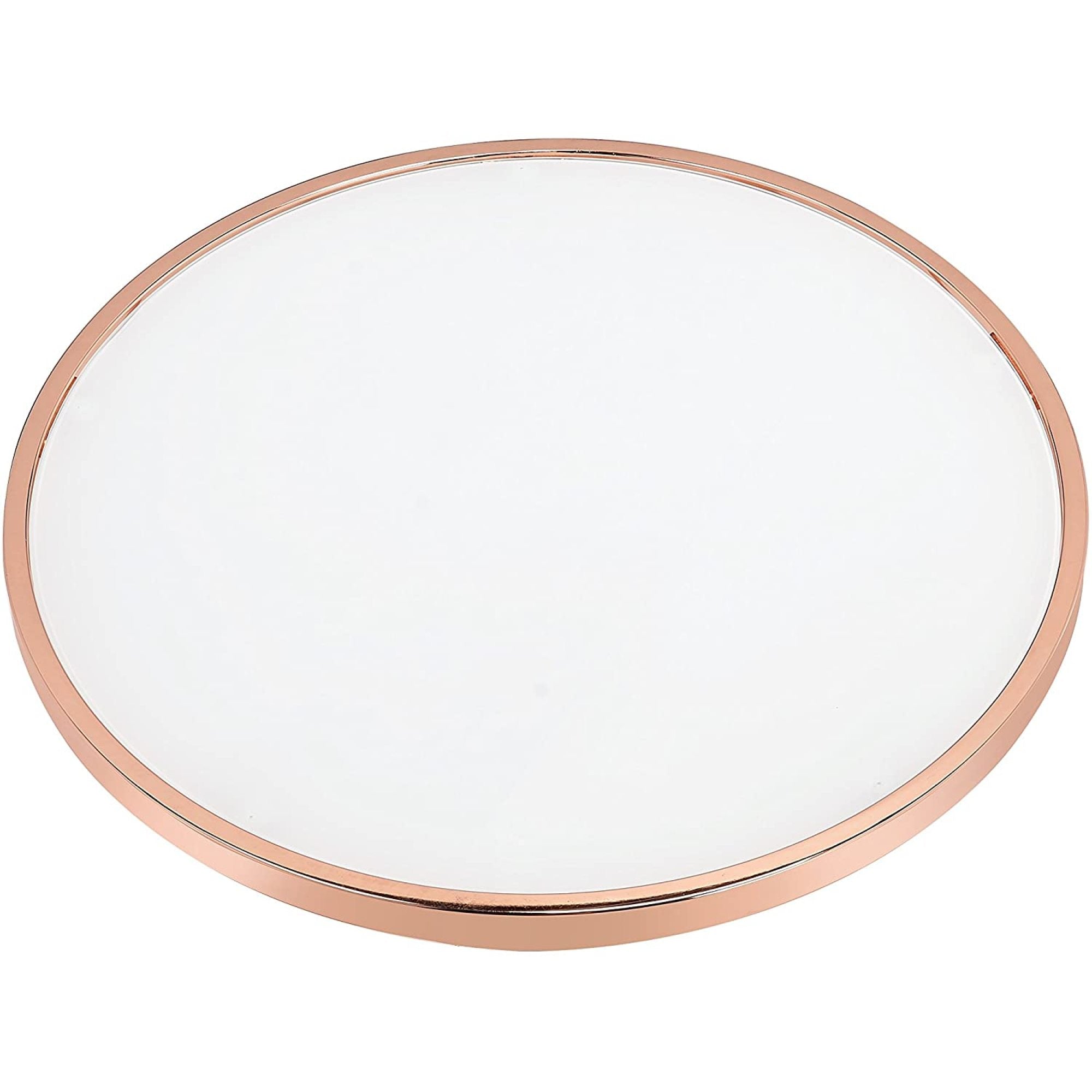 ACME Furniture Alivia Coffee Table in Rose Gold & Frosted Glass