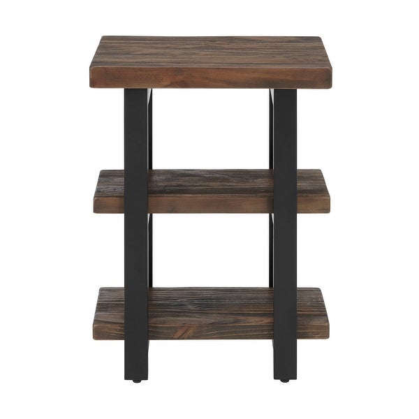 Carbon Loft Lawrence 2-shelf Rustic End Table