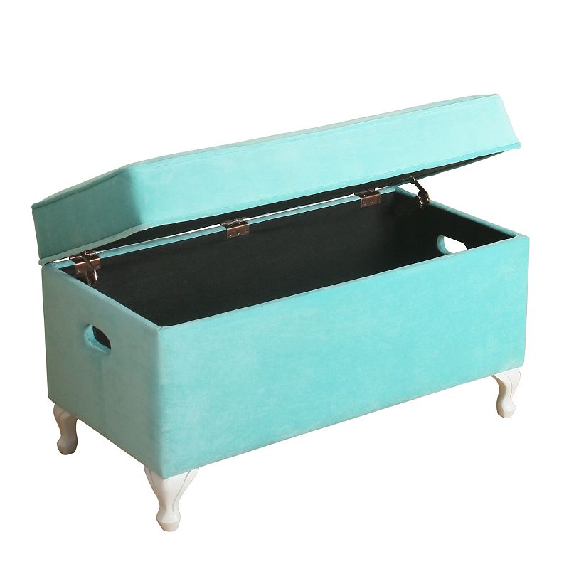 HomePop Diva Velvet Storage Bench