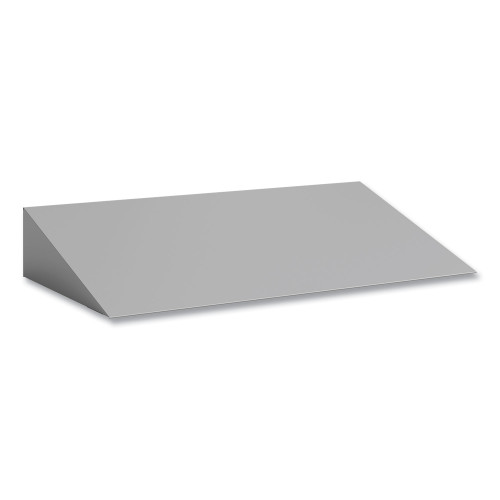 Safco Triple Sloped Metal Locker Hood Addition， 36w x 18d x 6h， Gray， Ships in 1-3 Business Days (5518GR)