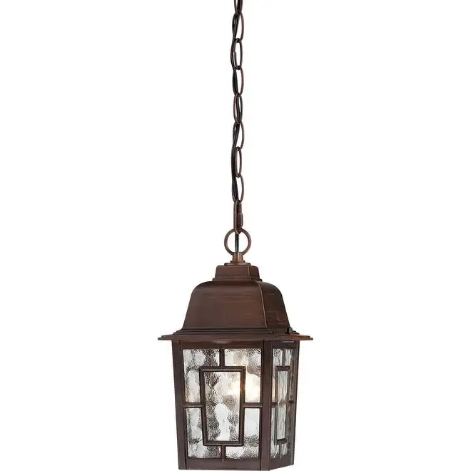 Nuvo Lighting 60/3490 Banyan Outdoor Mini Pendant with Glass Panel