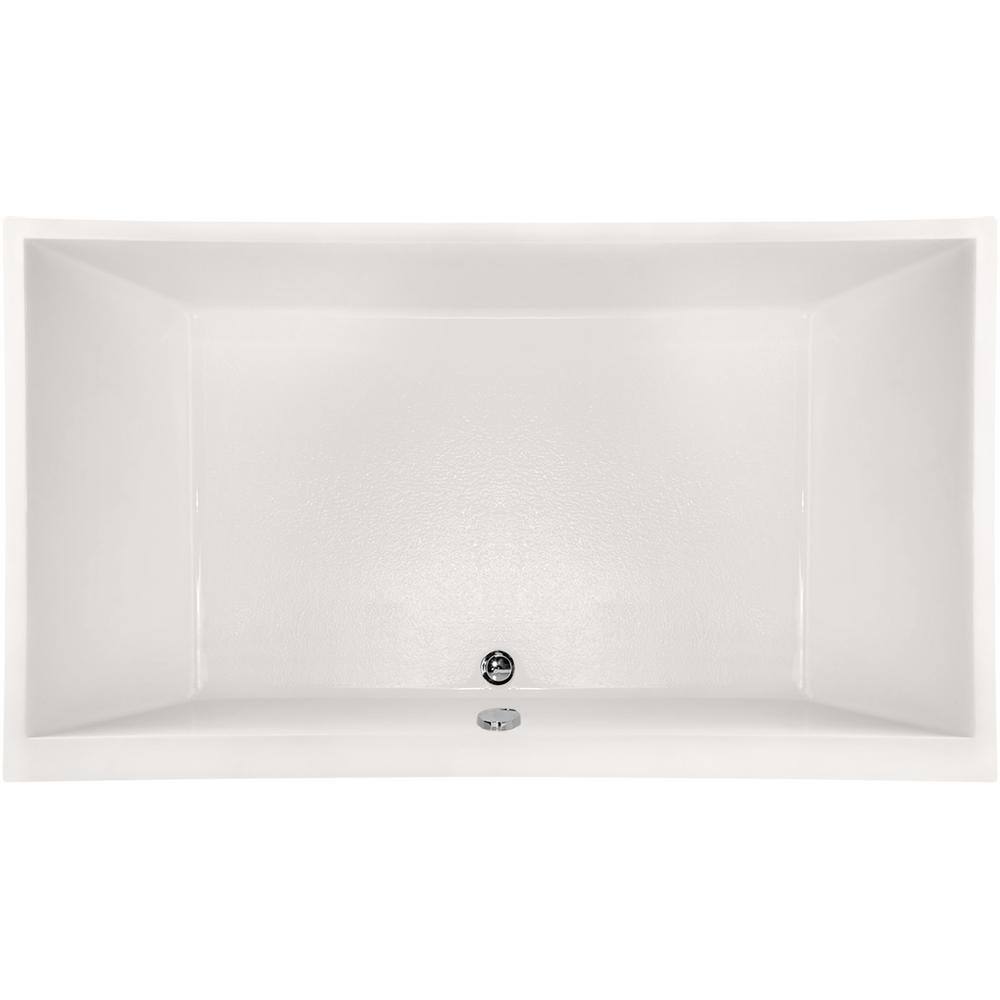 Hydro Systems Eileen 86 in. x 50 in. Rectangular Drop-in Bathtub in White EIL8650ATO-WHI