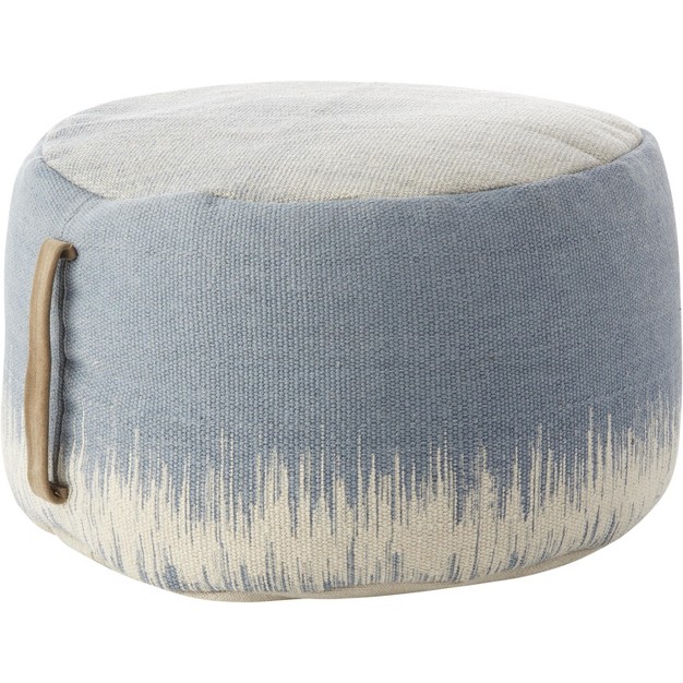 X 20 quot X 12 quot Indoor Drum Pouf With Handle