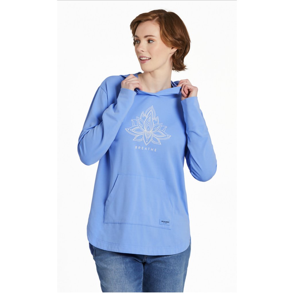 Life Is Good  Women's Lotus Breathe Crusher-FLEX Hoodie Tunic