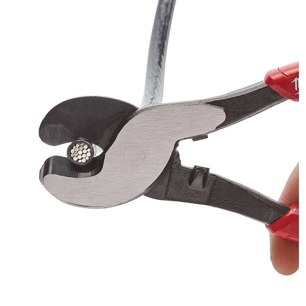 MW 10 in. Cable Cutting Pliers and 8 in. Diagonal-Cutting Plier with Angled Head (2-Piece) 48-22-6104-48-22-6128