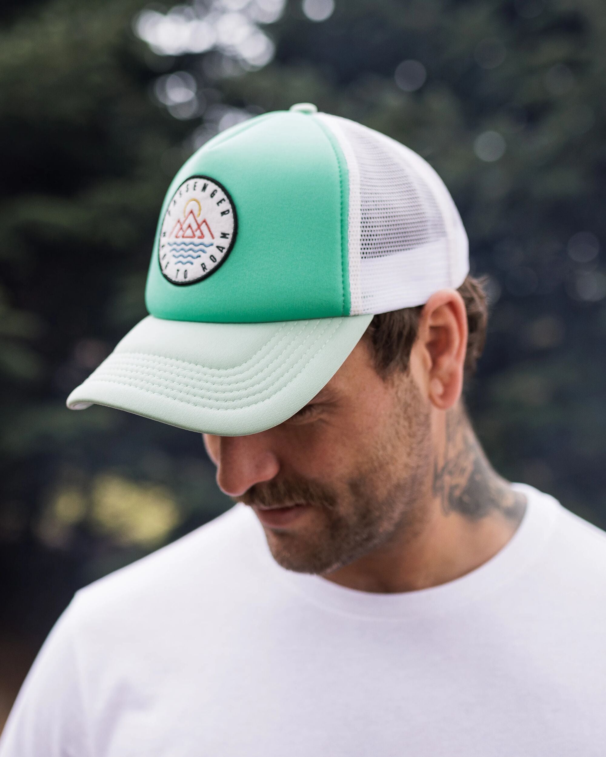 Escapism Snapback Trucker Cap - Green Fig