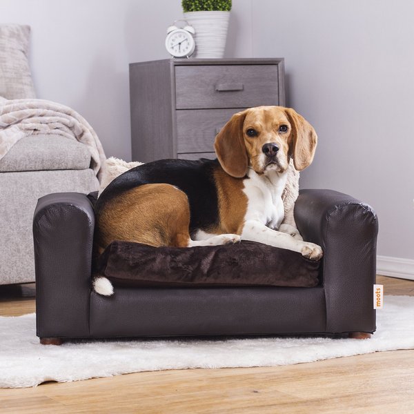 Moots Premium Leatherette Sofa Removable Cover Orthopedic Elevated Cat and Dog Bed