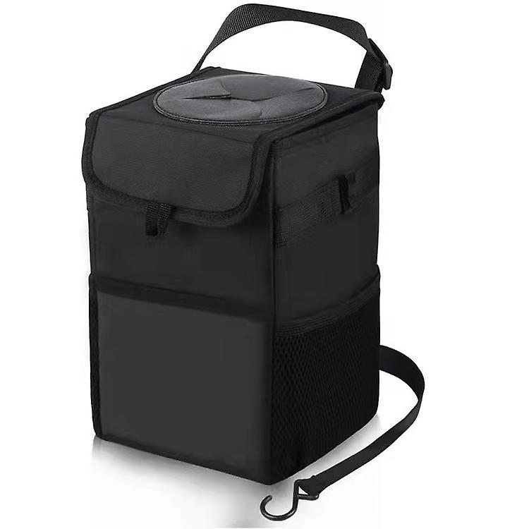 Foldable Waterproof Trash Box Car Interior Organizer Multifunctional Storage Bag Hanging Garbage Bin Litter Can Auto Accessories