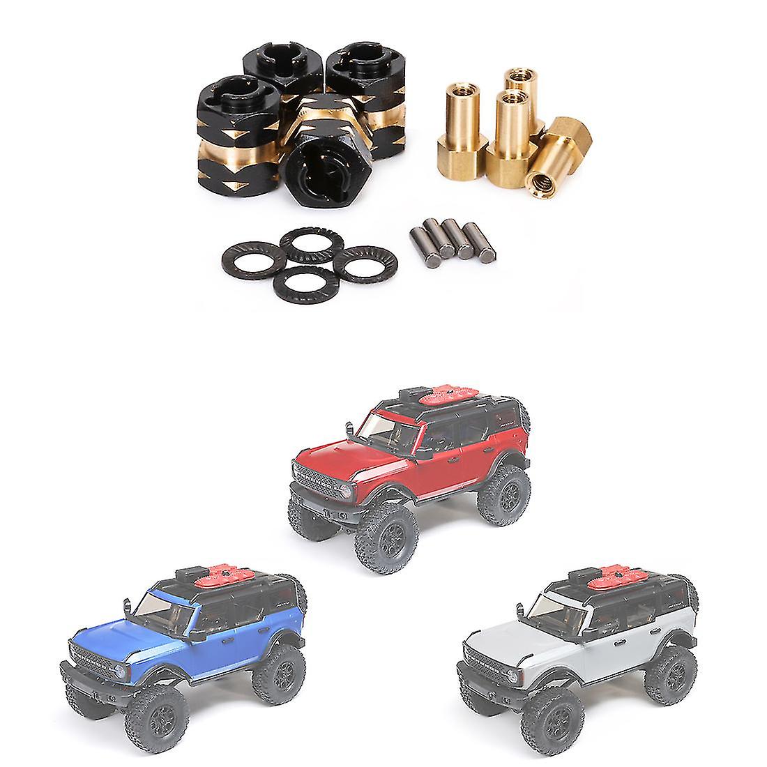 Brass Extended Wheel Hub Spacer Adapter Axle Counter Weight For Axial Scx24 Gladiator Jlu Deadbolt