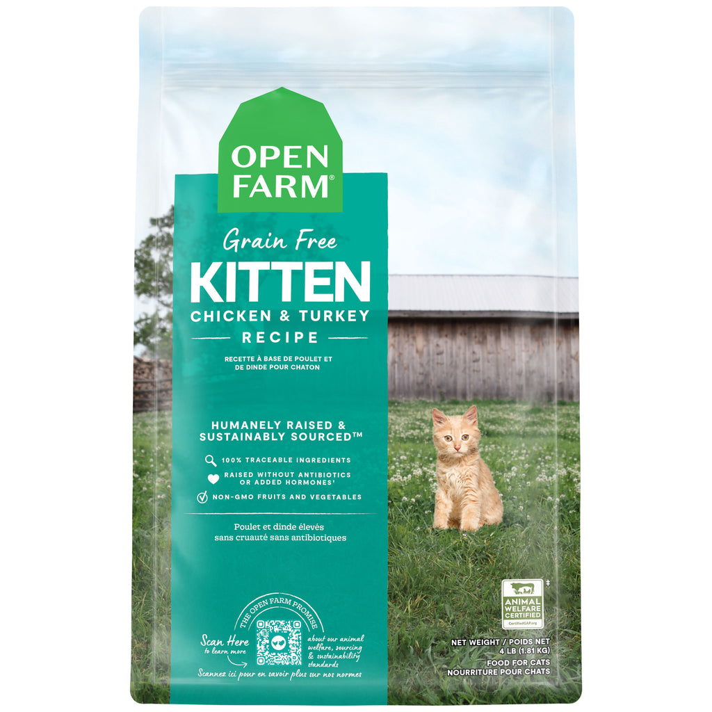 Open Farm Kitten Grain-Free Cat Turkey and Chicken 4 lbs