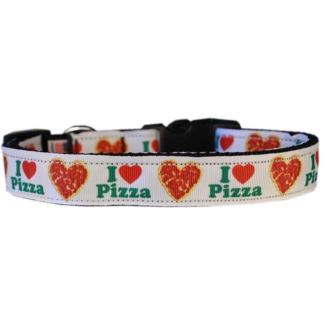 Mirage Pet 125-277 CT Pizza Party Nylon Cat Safety Collar