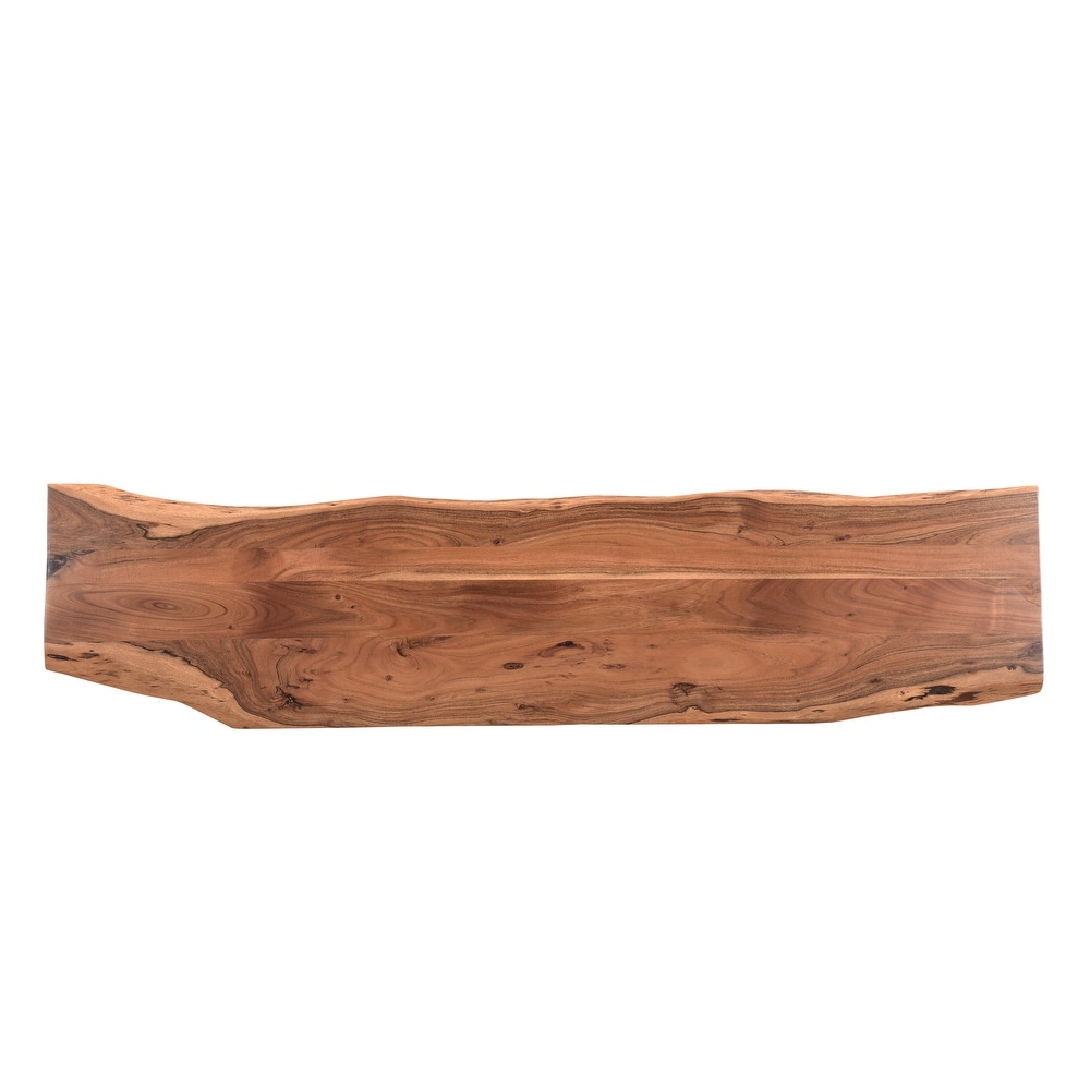 Crestone Live Edge Top/Leg Dining Bench