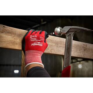 MW XX-Large Red Nitrile Level 1 Cut Resistant Dipped Work Gloves (12-Pack) 48-22-8904B