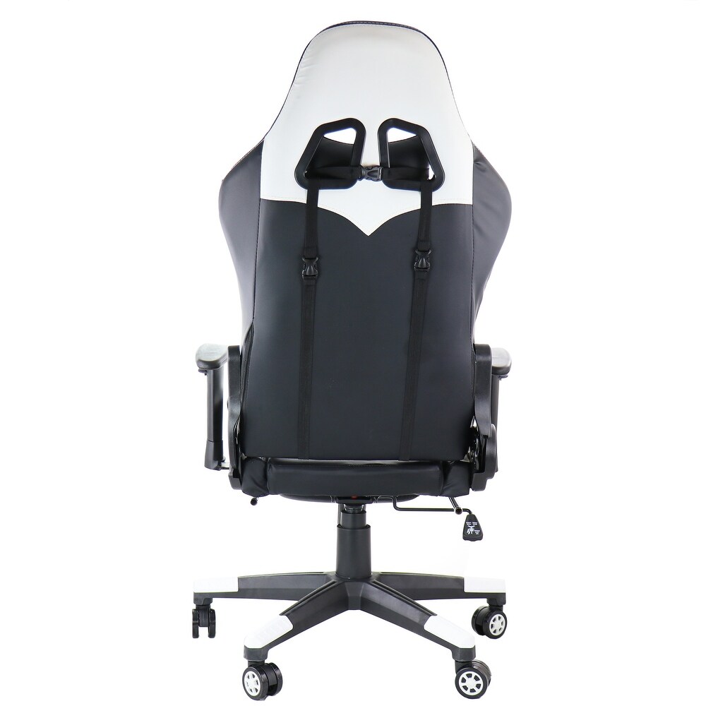 GameFitz Gaming Chair in Black and White