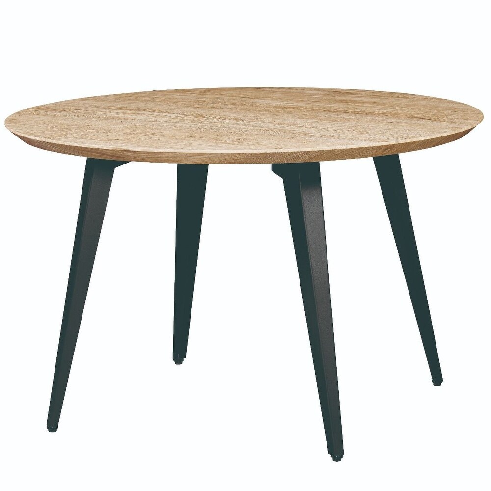 LeisureMod Ravenna Round Wood 47\