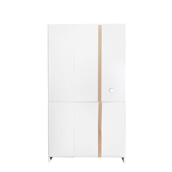 White Large Sideboard Buffet Kitchen Pantry Cabinet for Home Office