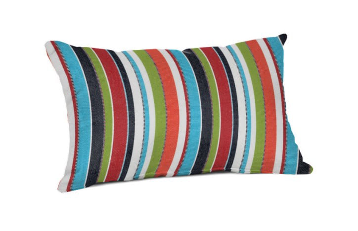 Sunbrella 20" x 13" Lumbar Pillow - Carousel Confetti