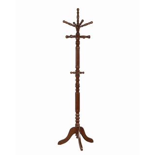 Coaster Home Furnishings Coat Rack with Spinning Top Walnut 900769