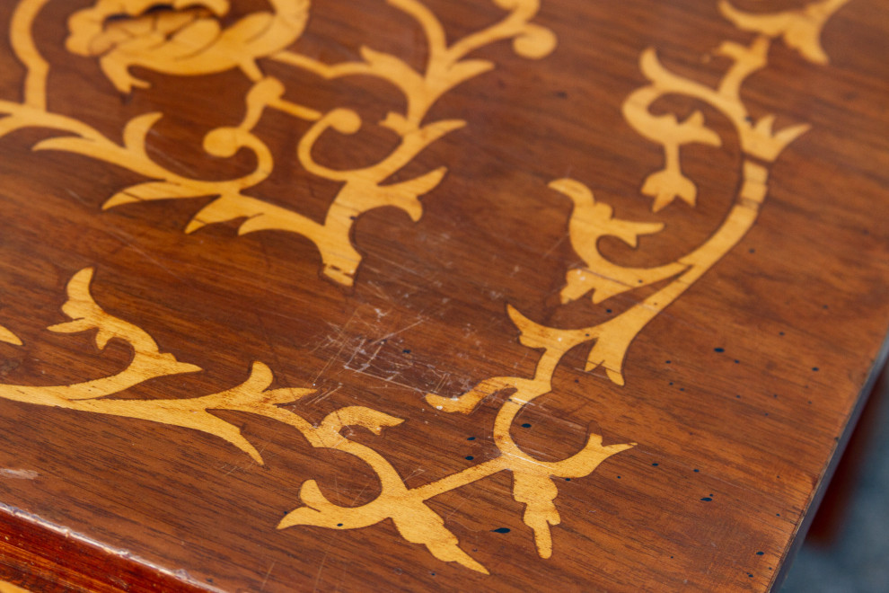 Dutch Colonial Marquetry Coffee Table   Traditional   Coffee Tables   by De cor  Houzz