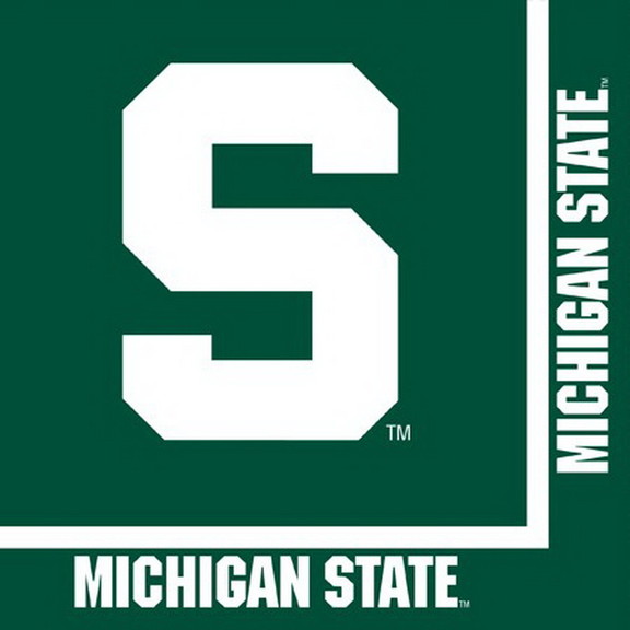 Creative Converting 664716 Michigan State 2 Ply Lu...