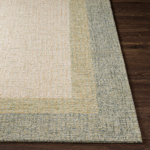 Elena Wool Contemporary Green Rug