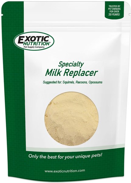 Exotic Nutrition Specialty Milk Replacer Small-Pet Milk Supplement， 8.8-oz bag