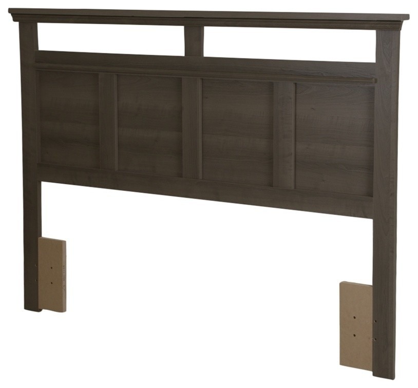 South Shore Versa Full/Queen Headboard  54/60  x27 x27  Gray Maple   Transitional   Headboards   by South Shore Furniture  Houzz