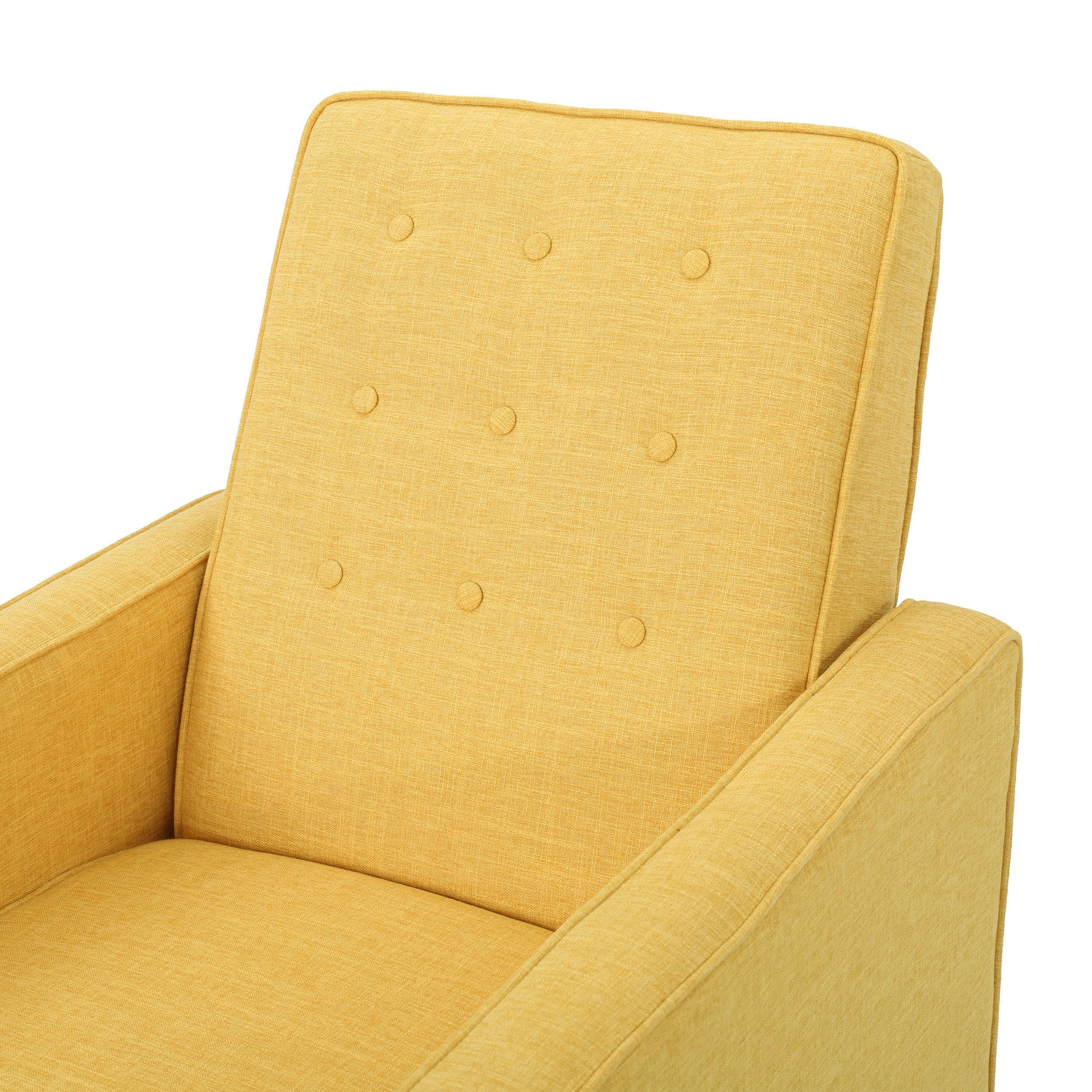 Mason Mid-Century Modern Tufted Back Fabric Recliner (set of 2)