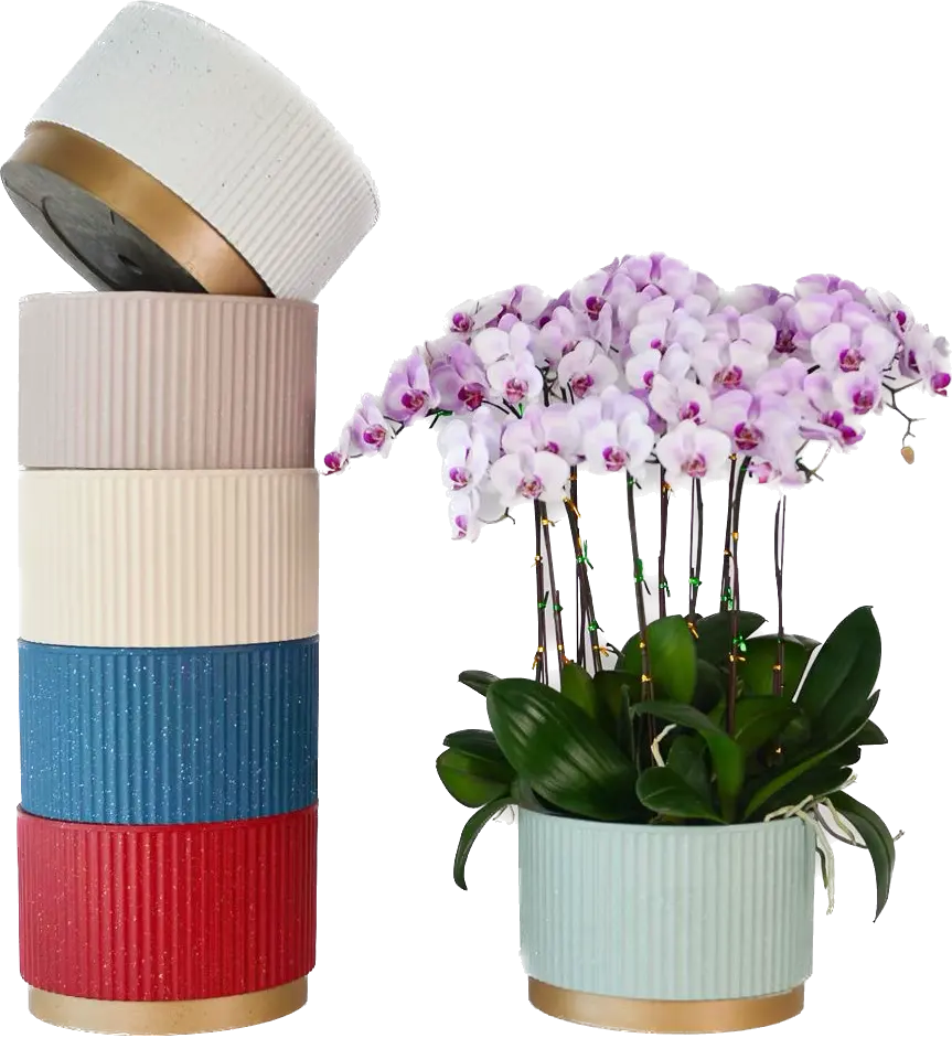 Revolumini Garden Supplies Manufacturer Indoor Garden Home Decor 12 Inch Modern Flower Pots Planter Pot Wholesale