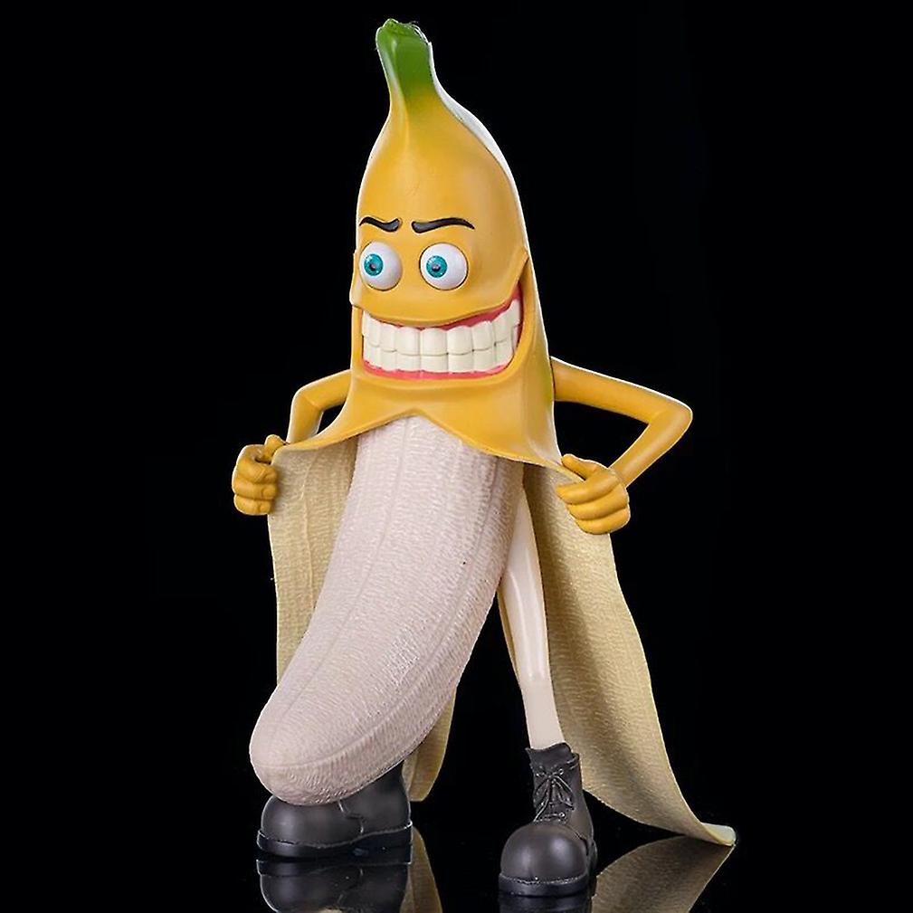 Evil Banana Wretched Spoof Figurine Sculpture Statue For Home Desktop Decoration Handicraft Bookshelf Ornaments