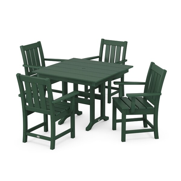 POLYWOOD Oxford 5Piece Farmhouse Dining Set