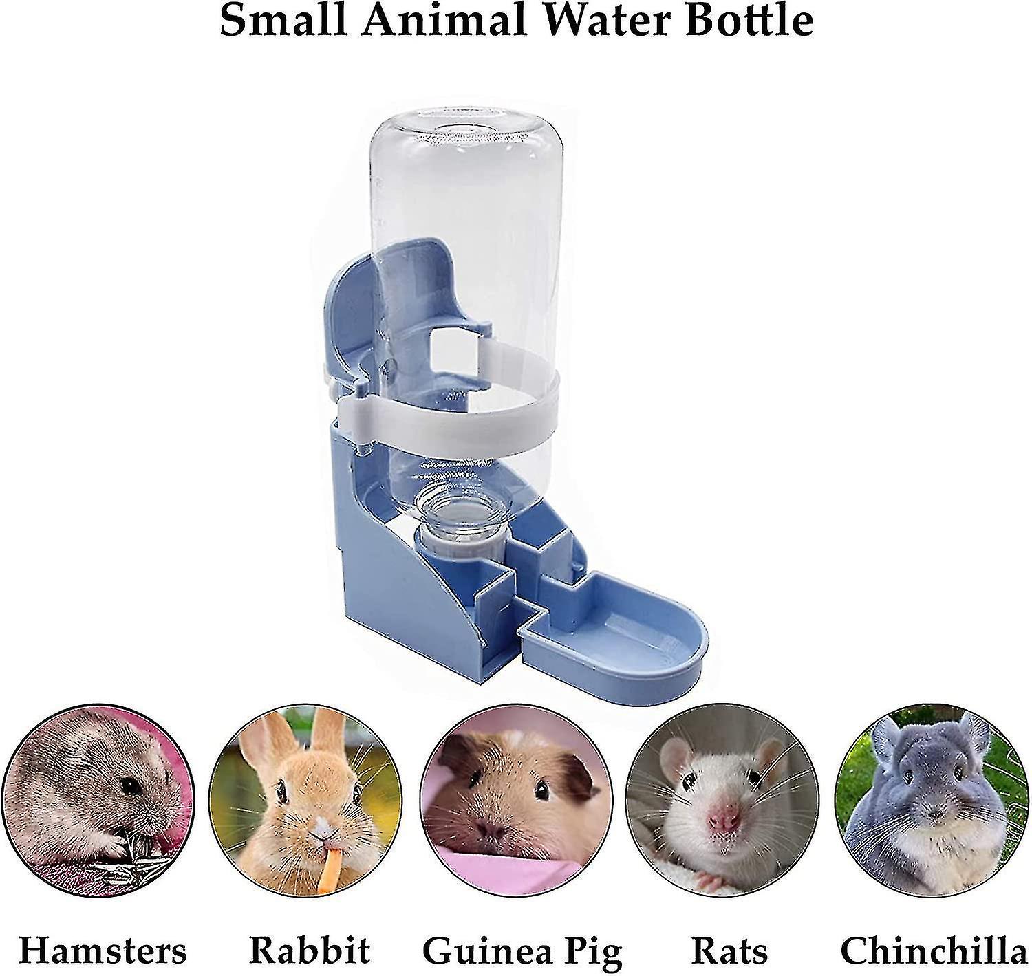 Pet Water Bottle， 500ml， Cage Water Dispenser， Portable， For Dog， Cat， Rabbit， Hamster， Small Animal