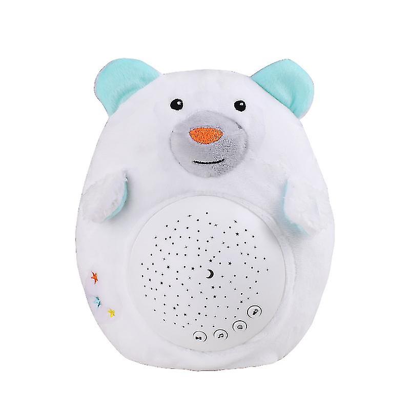 Miman Night Light Baby Newborns Gypsophila Sleeping Projector Music Plush Toy