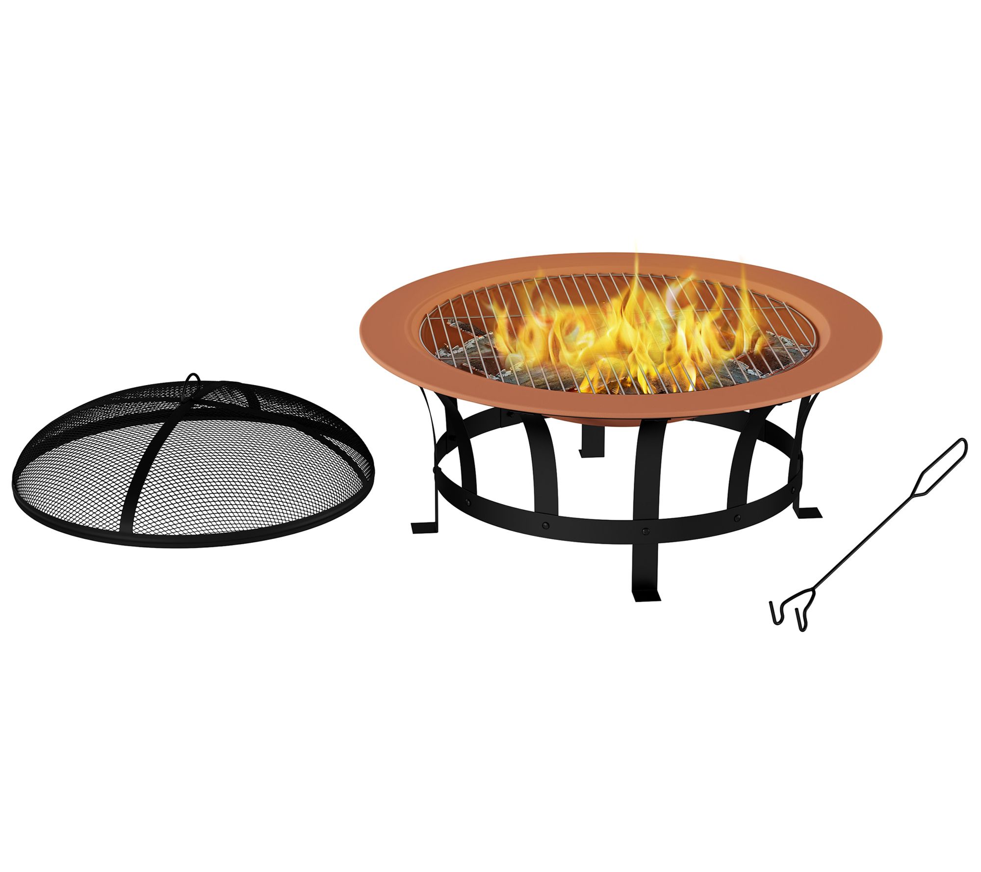 Pure Garden 30 Outdoor Deep Fire Pit