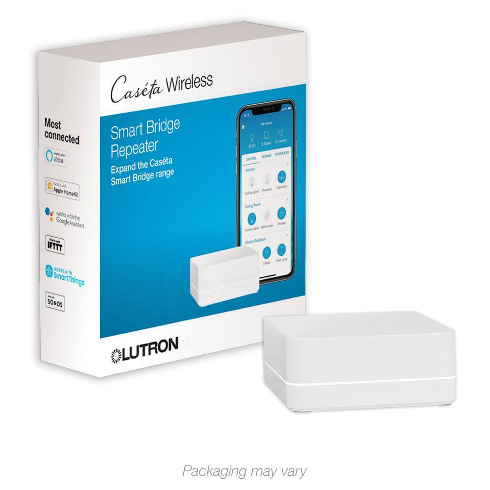 Lutron Caseta Smart RepeaterRange Extender White (PD-REP-WH) PD-REP-WH