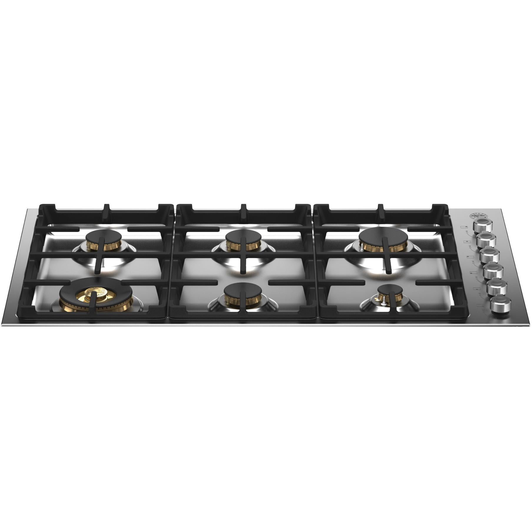 Bertazzoni 36-inch Built-In Gas Cooktop PROF366QBXT