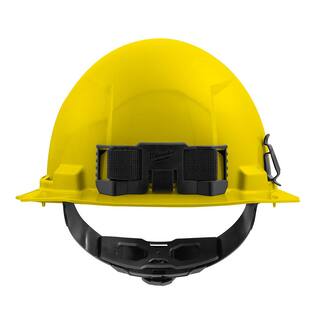 MW BOLT Yellow Type 1 Class E Full Brim Non-Vented Hard Hat with 4 Point Ratcheting Suspension (10-Pack) 48-73-1103X10